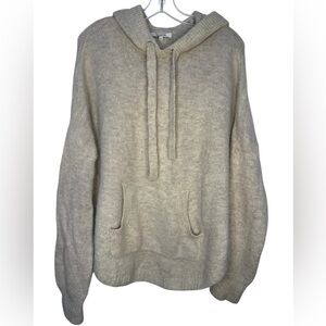 Madewell Cream Hooded Sweater